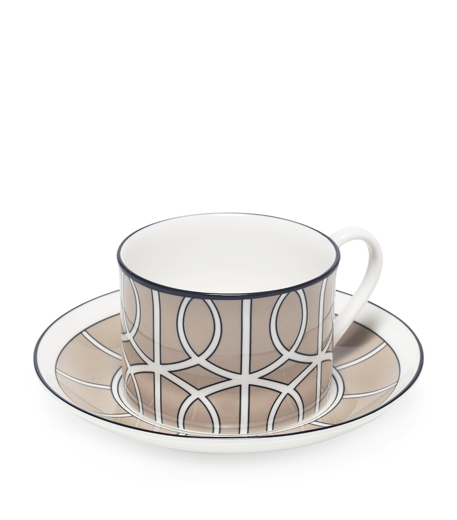 O.W. London Loop teacup and saucer, imported from the UK