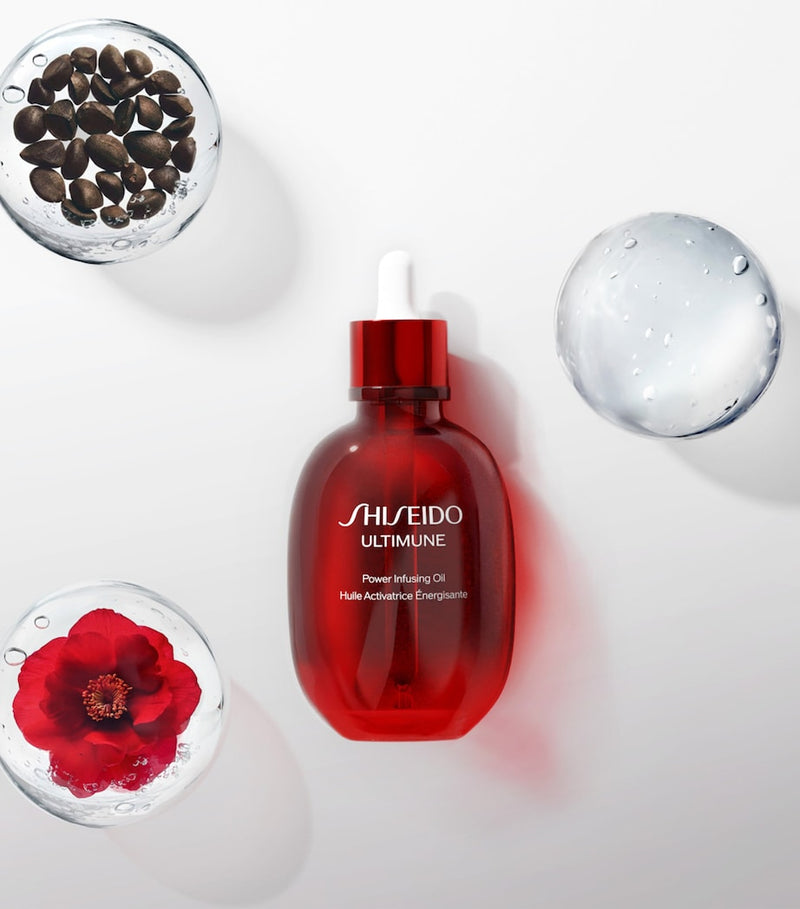 Shiseido Ultimune Power Infusing Oil 75ml, imported from the UK