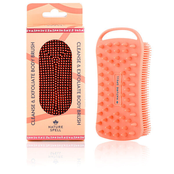 Nature Spell cleanse exfoliate body brush, UK version