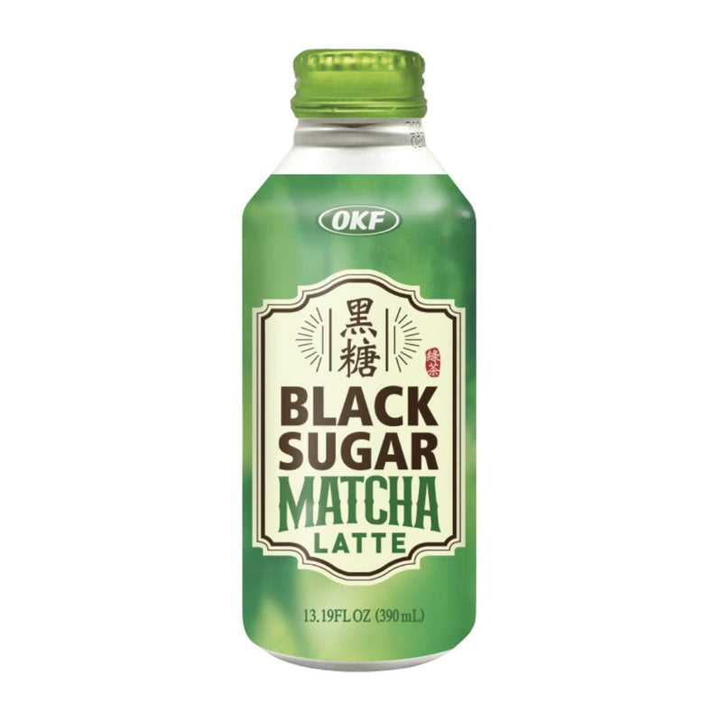 OKF black sugar matcha latte ready-to-drink, UK version