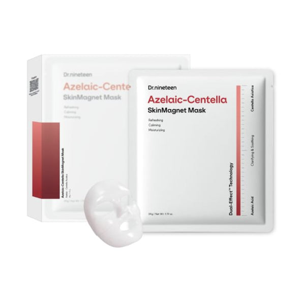 Dr.nineteen azelaic-centella skin magnet mask 34g (British brand)