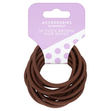 Sainsbury's Thick Pony Bands, Brown x12 GOODS Sainsburys   