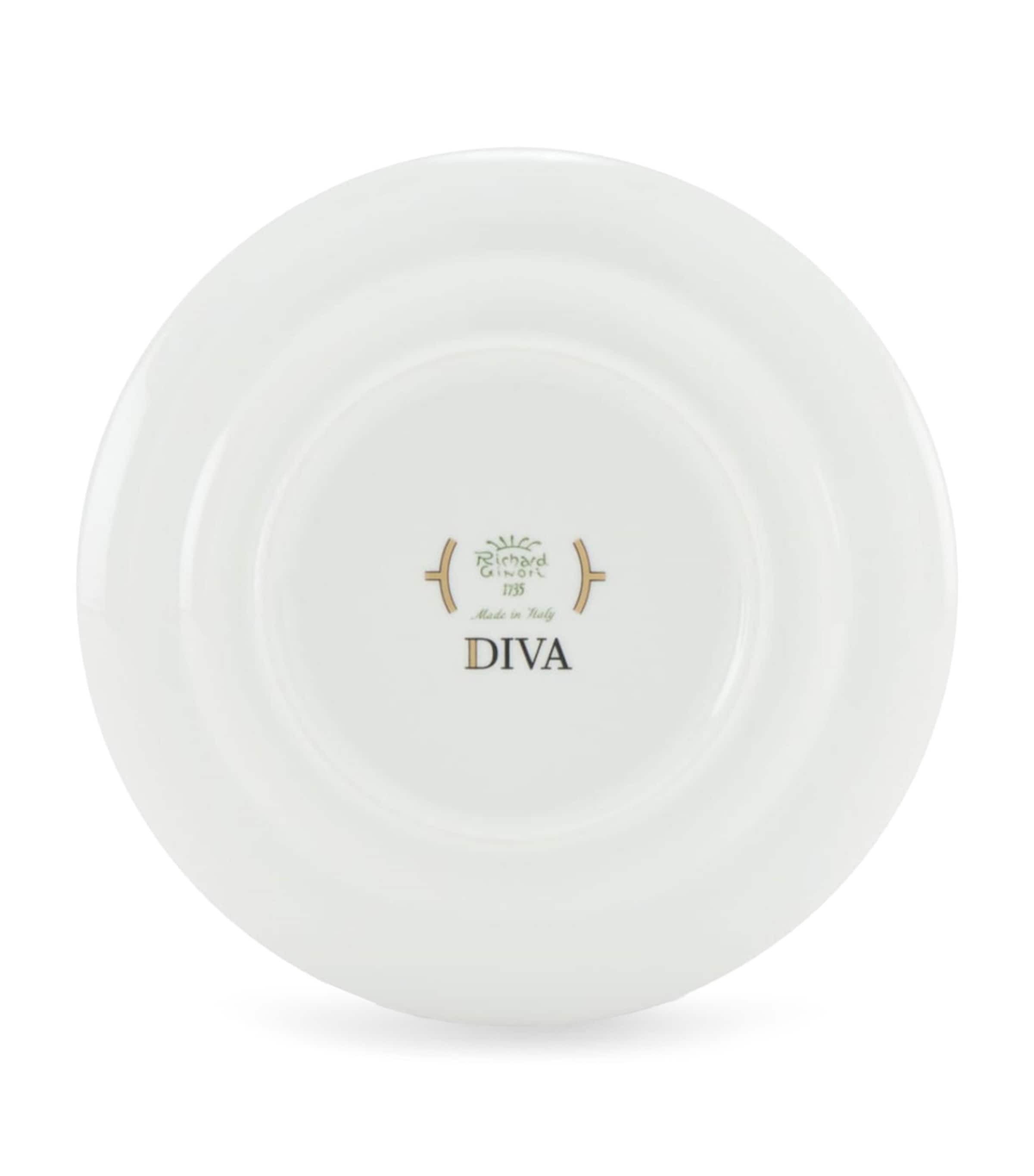 GINORI 1735 porcelain dessert plate in Rosa, 20cm, UK version