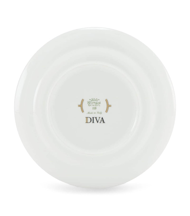 GINORI 1735 porcelain dessert plate in Rosa, 20cm, UK version