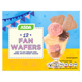 ASDA 12 Fan Wafers GOODS ASDA   