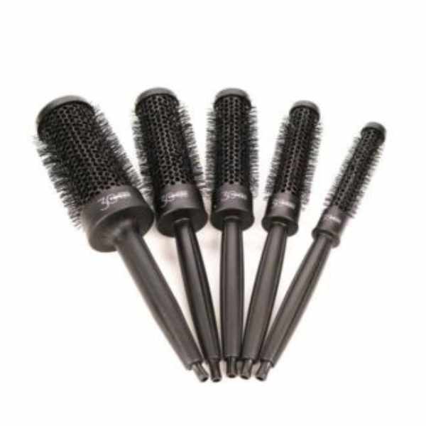 Termix 43mm black hair brush retractable pick (British brand)
