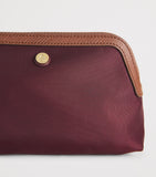 Harrods small nylon wash bag with leather trims, UK version