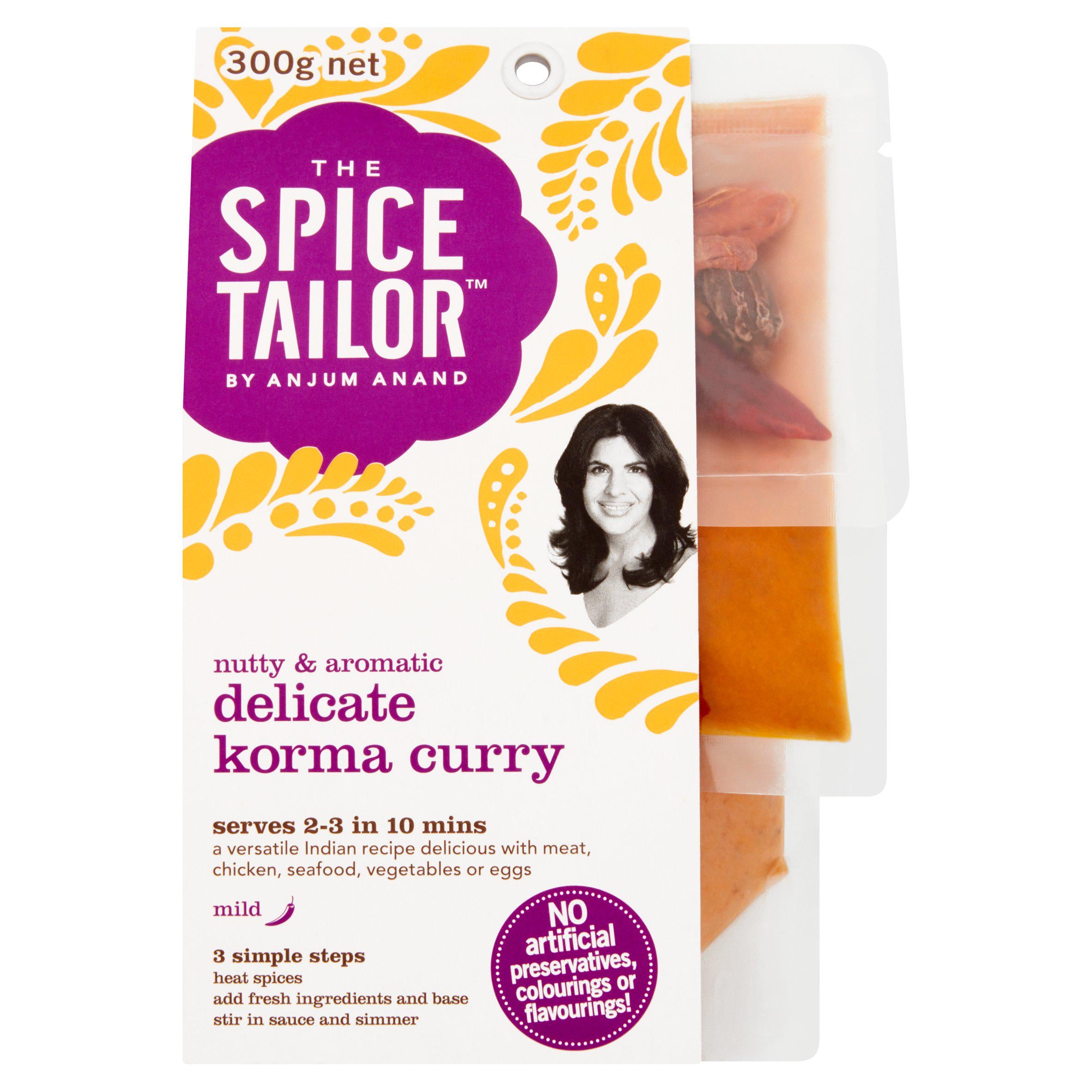 The Spice Tailor Delicate Korma Indian Curry Sauce Kit 300g GOODS Sainsburys   