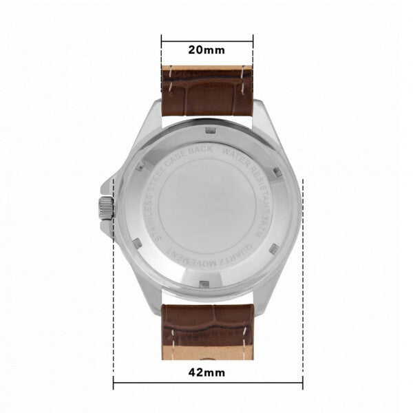 Toff London white mens snooker triangle watch 42mm (British brand)