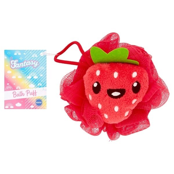 Superdrug Fantasy Strawberry Bath Puff GOODS Superdrug   