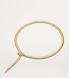 Bvlgari Serpenti tubogas necklace yellow gold diamonds, UK version