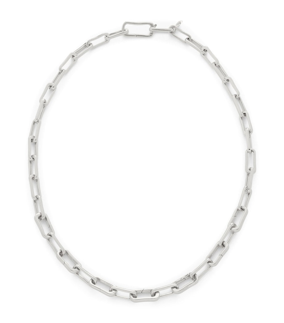 Monica Vinader sterling silver Alta Charm necklace, UK version