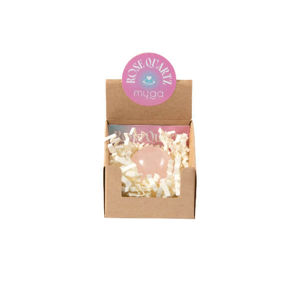 Myga Rose Quartz crystal sphere - British product