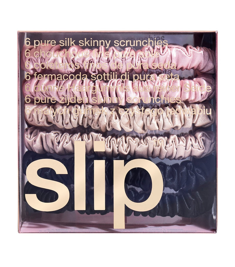 Slip Pure Silk Skinnies scrunchies Set of 6 (British brand)