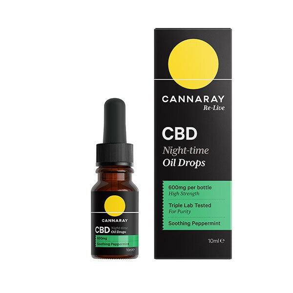 Cannaray Cbd Night Time Oil Drops 600Mg 10Ml GOODS Superdrug   