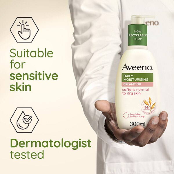 Aveeno Daily Moisturising Creamy Oil 300ml GOODS Superdrug   