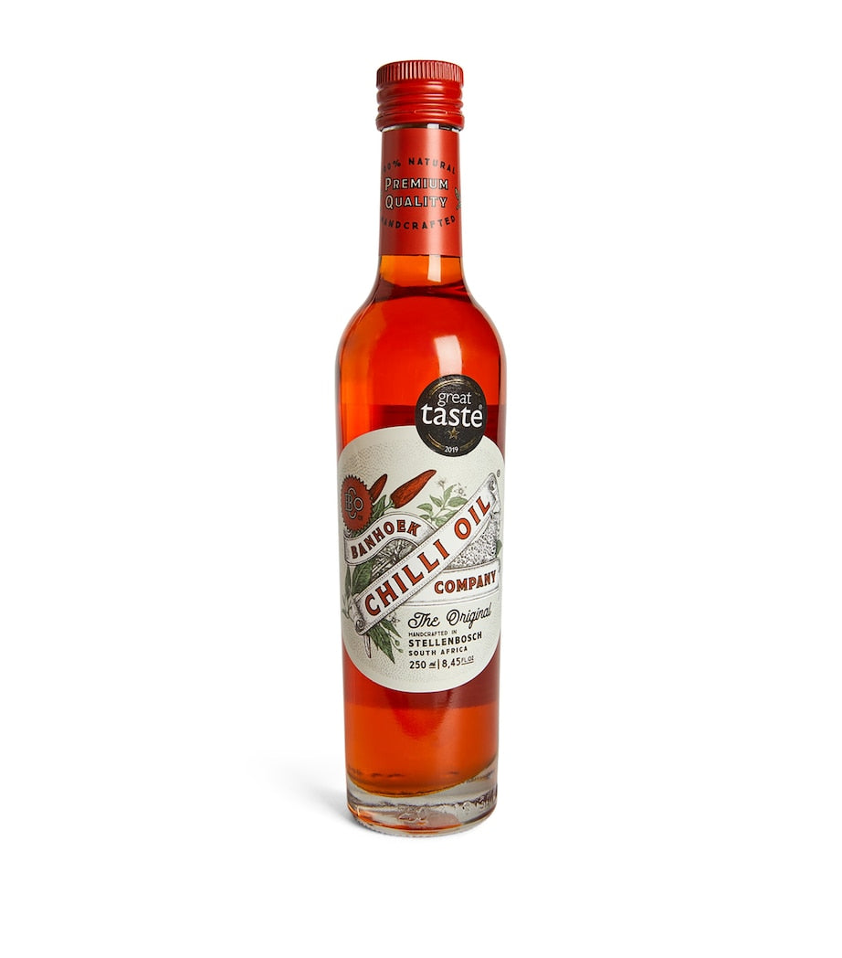 Banhoek chilli oil 250ml made in South Africa, UK version