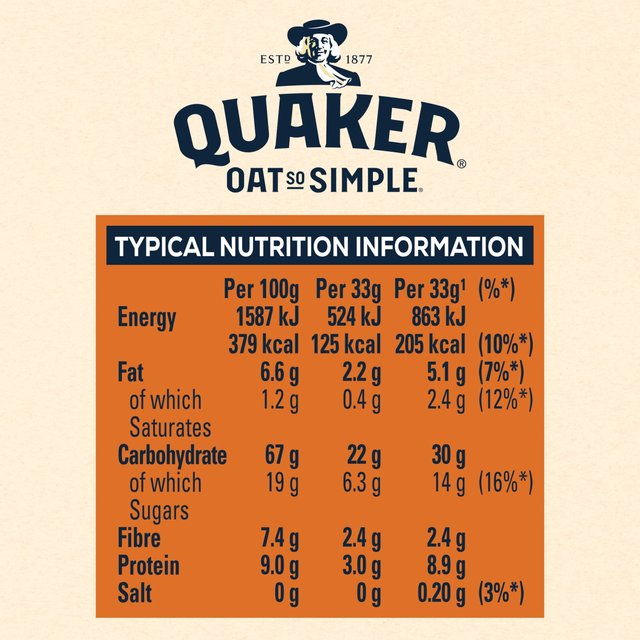 Quaker Oat So Simple Sweet Cinnamon Porridge Sachets Cereal   10 per pack Cereals M&S   