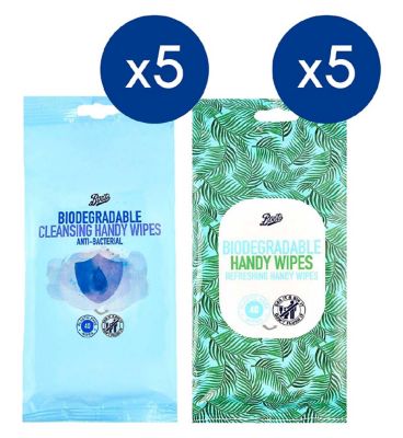 Boots 40's Handy Wipes x5 pack Accessories & Cleaning Boots   