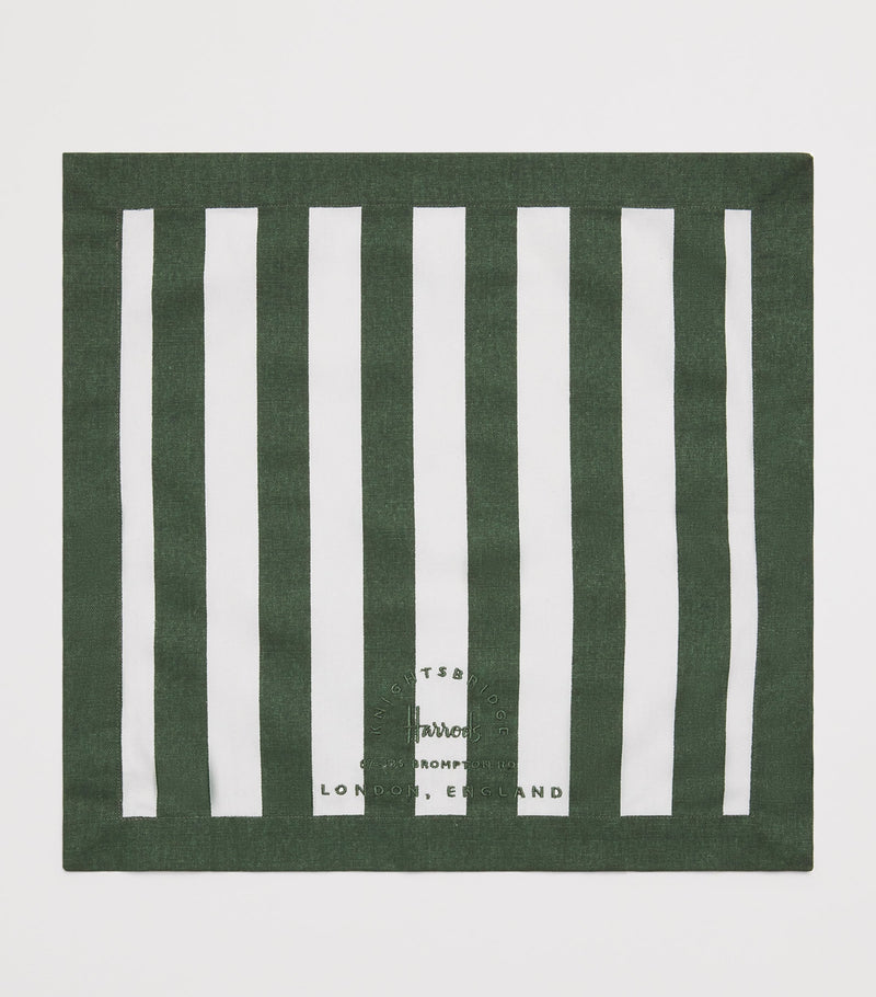 Harrods cotton stripe napkins set of 4, UK version