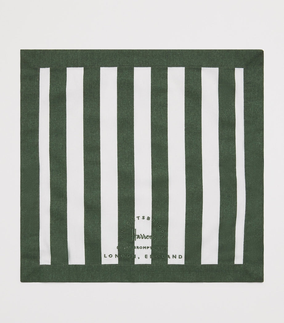 Harrods cotton stripe napkins set of 4, UK version
