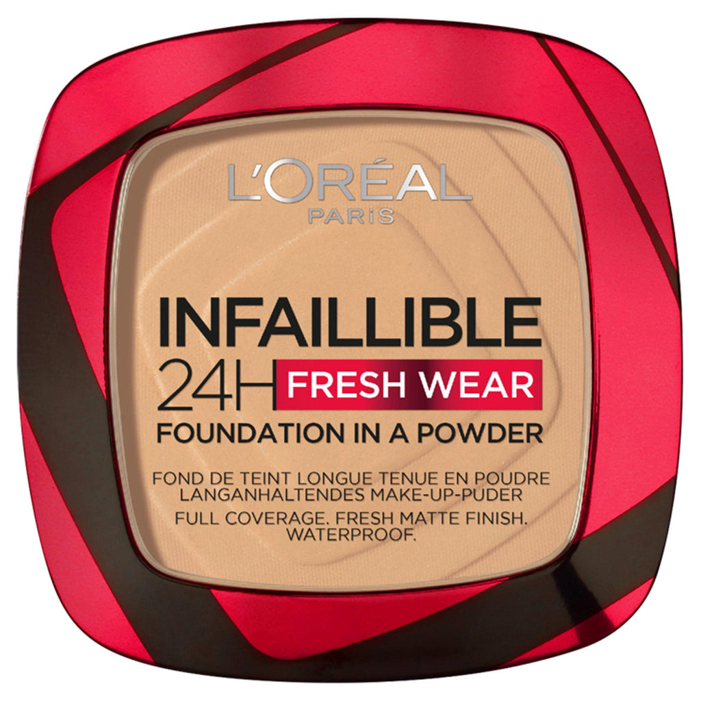 L'Oreal Paris Infallible 24H Fresh Wear Foundation in a Powder Shade 200 Golden Sand