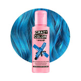 Crazy Color Semi Permanent Hair Color Cream Capri Blue 44 GOODS Superdrug   