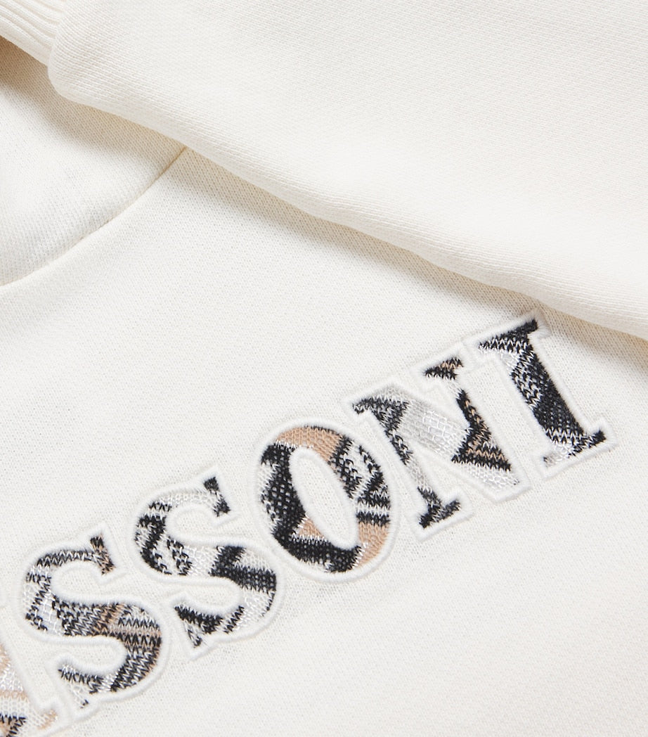 Missoni children's cotton logo hoodie in sizes 4-14 years, imported from the UK