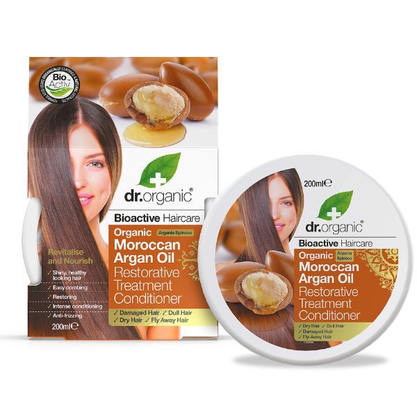 Dr Organic Moroccan Argan Oil Hair Treatment Conditioner, imported from the UK