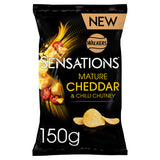 Walkers Sensations Mature Cheddar Cheese & Chilli Crisps 150g GOODS Sainsburys   