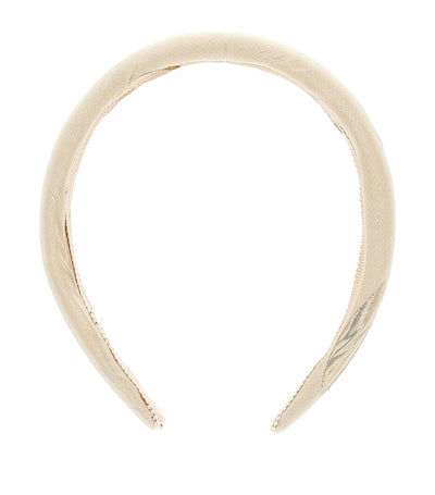 Polka Dot Jacquard Taffeta Headband for Celebrations