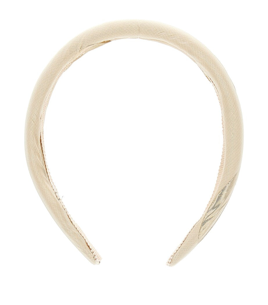 Polka Dot Jacquard Taffeta Headband for Celebrations