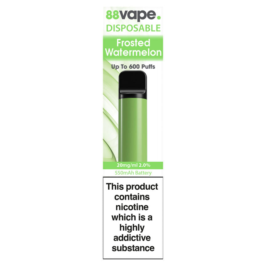 88Vape Disposable Frosted Watermelon GOODS ASDA   