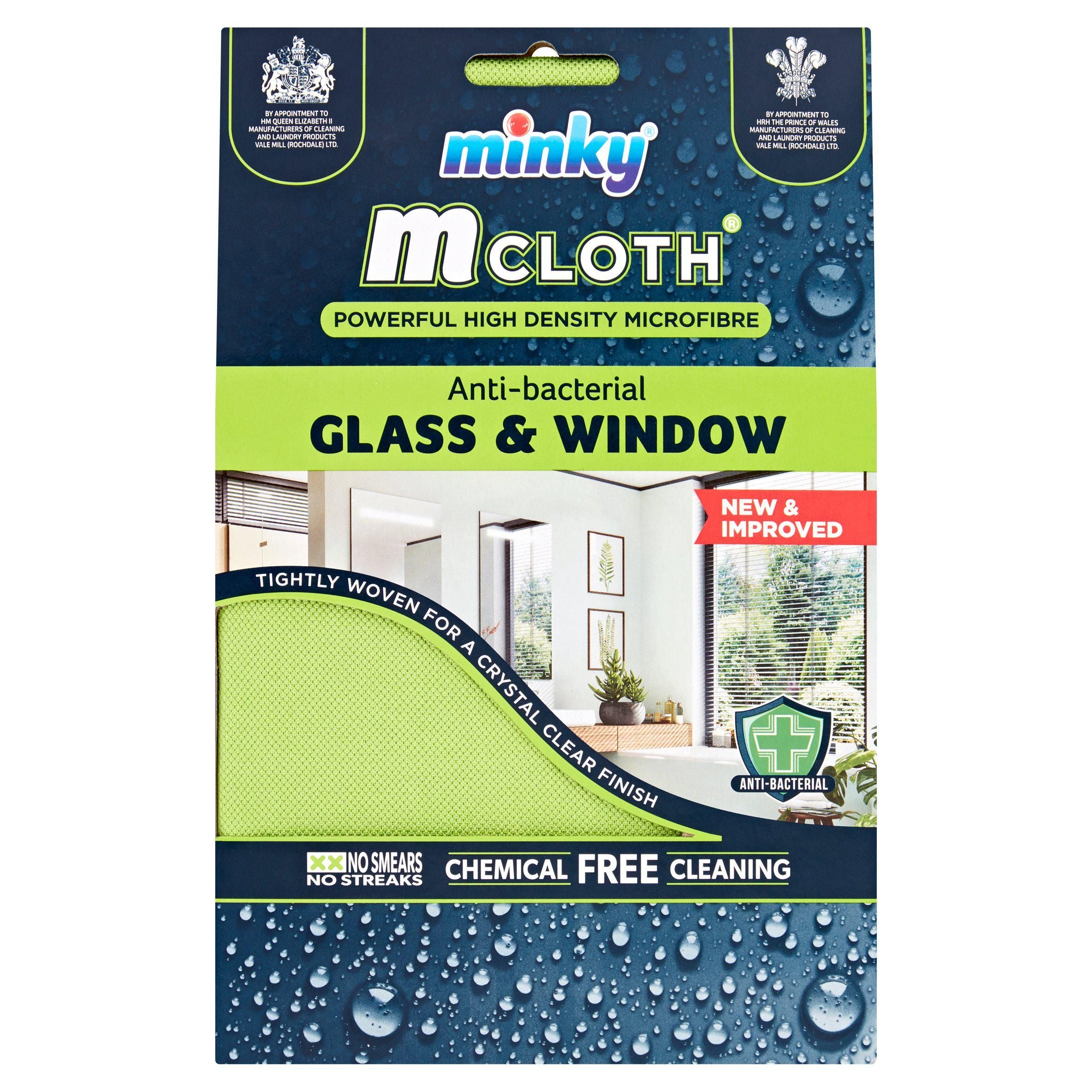 Minky M Cloth Glass & Window GOODS Sainsburys   