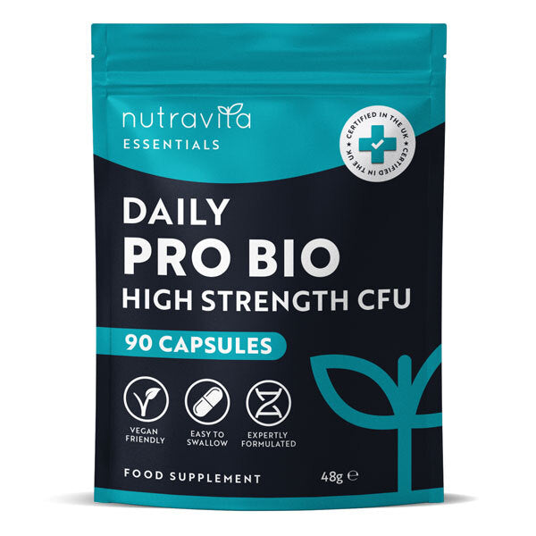 Nutravita probiotics capsules 90 vegan - British product