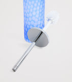 ZODIAC Crystal Ocean Honeycomb toilet brush holder (British brand)