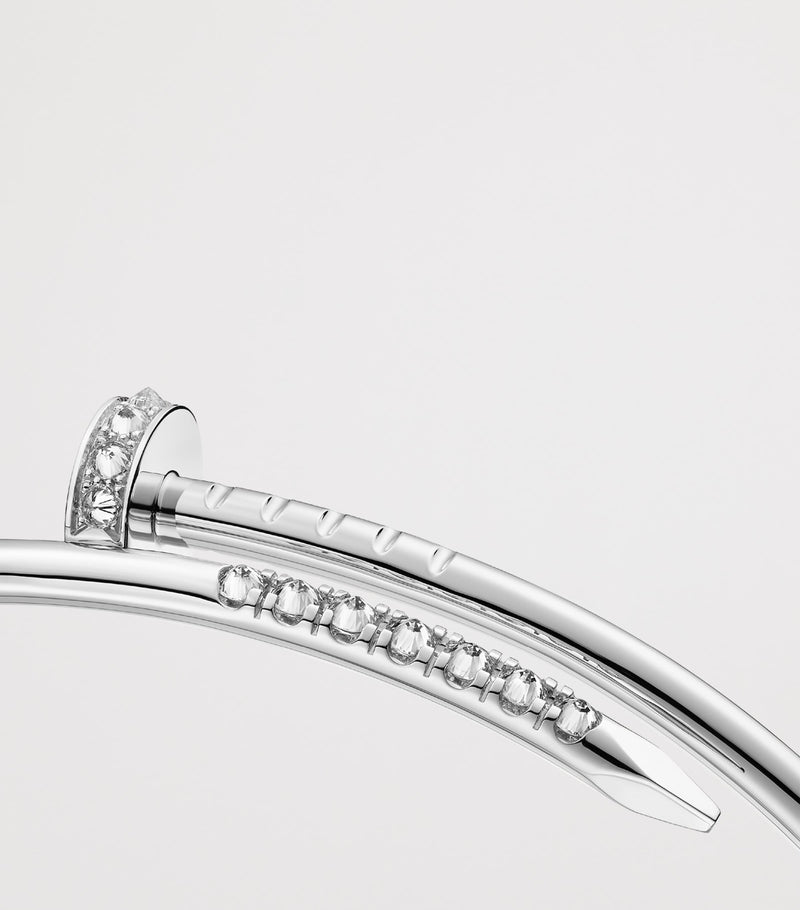 Cartier white gold diamond Juste Un Clou bracelet - British product
