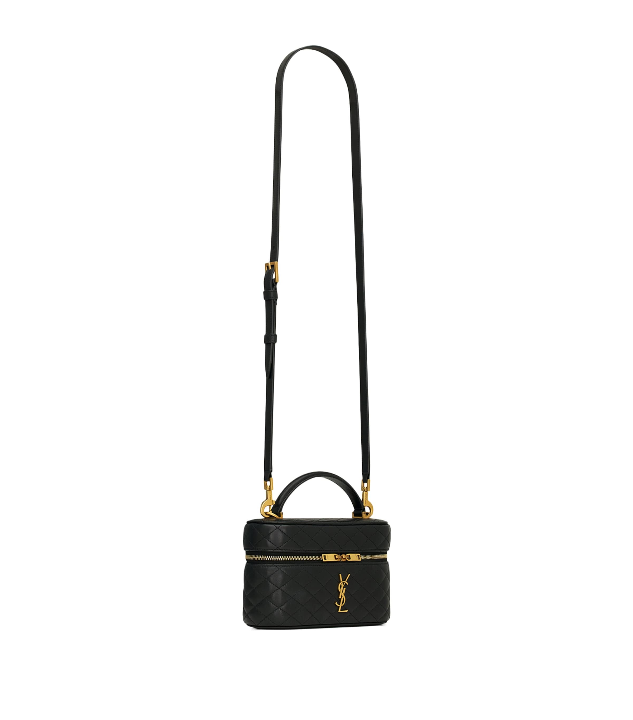 Saint Laurent Mini Gaby quilted top-handle bag (British brand)