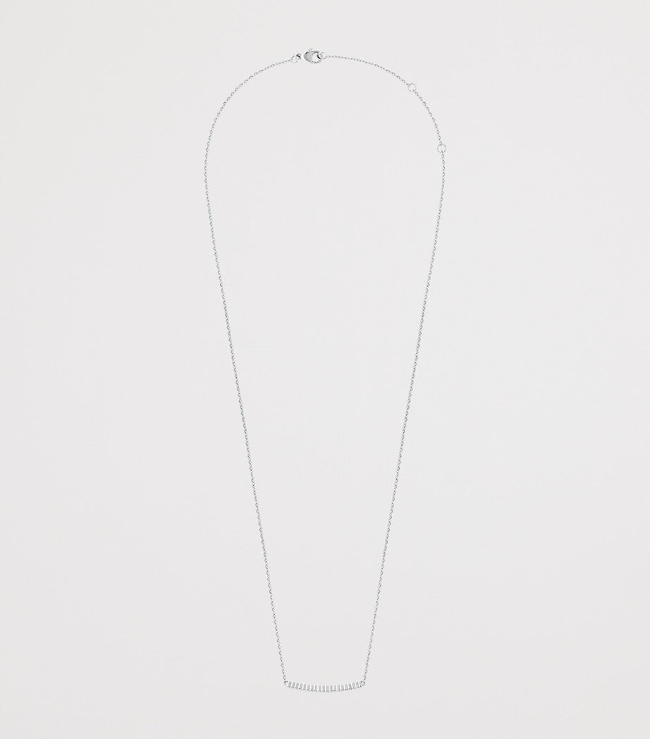 Boucheron Quatre Grosgrain pendant necklace 18kt white gold (British brand)