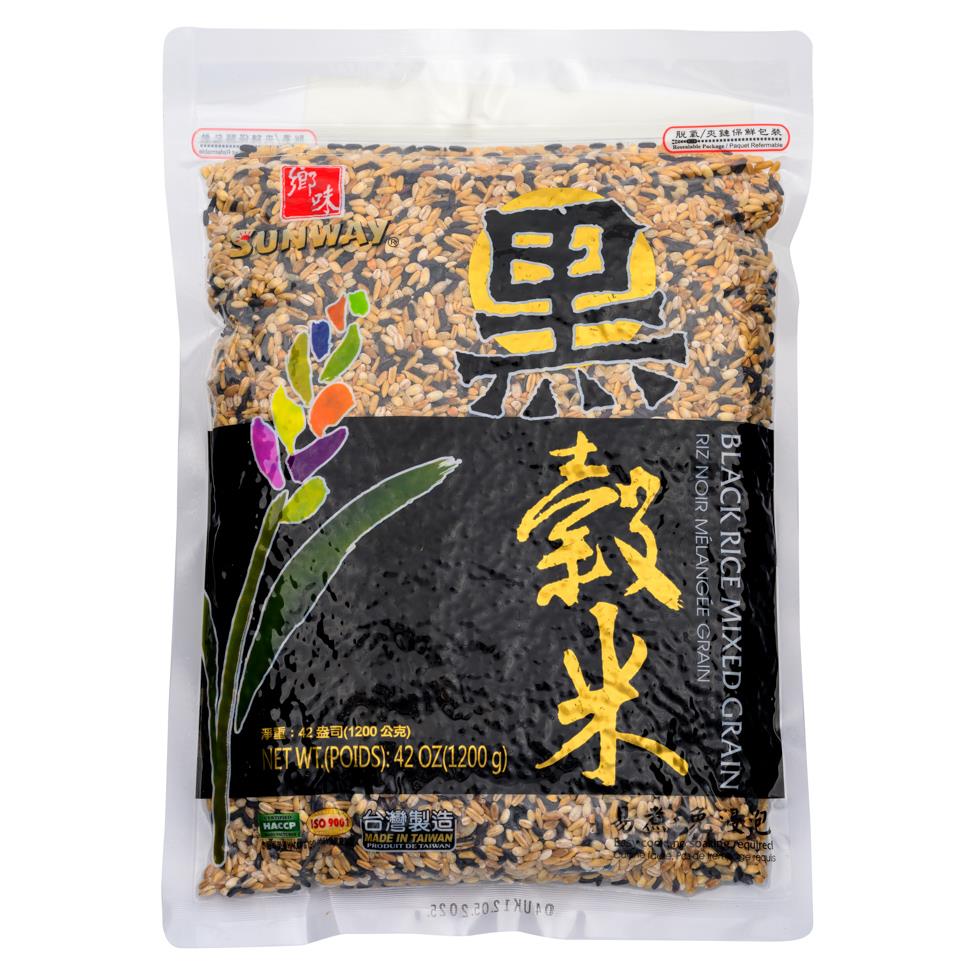 Sunway black rice mixed grain multigrain blend 1.2kg, UK version