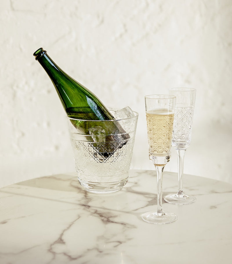 Waterford Opulence crystal ice bucket set H18cm (British brand)