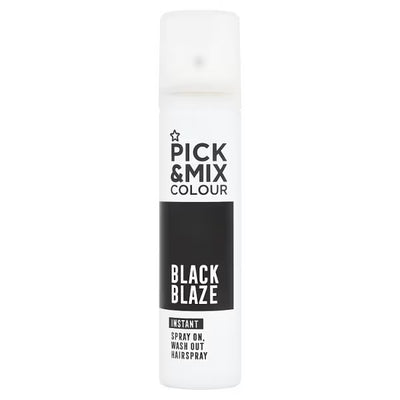 Superdrug Superdrug Pick & Mix Temporary Hair Colour Spray Black 75ml- Buy online at McGrocer