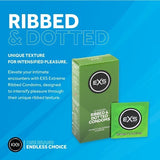 EXS textured condoms ribbed and dotted 12 pack (British brand)