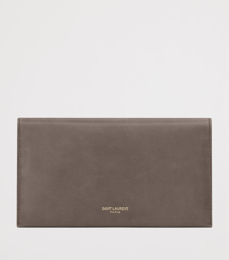 Saint Laurent Large Letter Wallet calfskin 11x19cm - British product