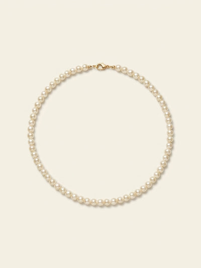 selfridges Vivienne Westwood Bas Relief Orb Mini Silver-Toned Brass and Pearl Necklace 48cm- Buy online at McGrocer