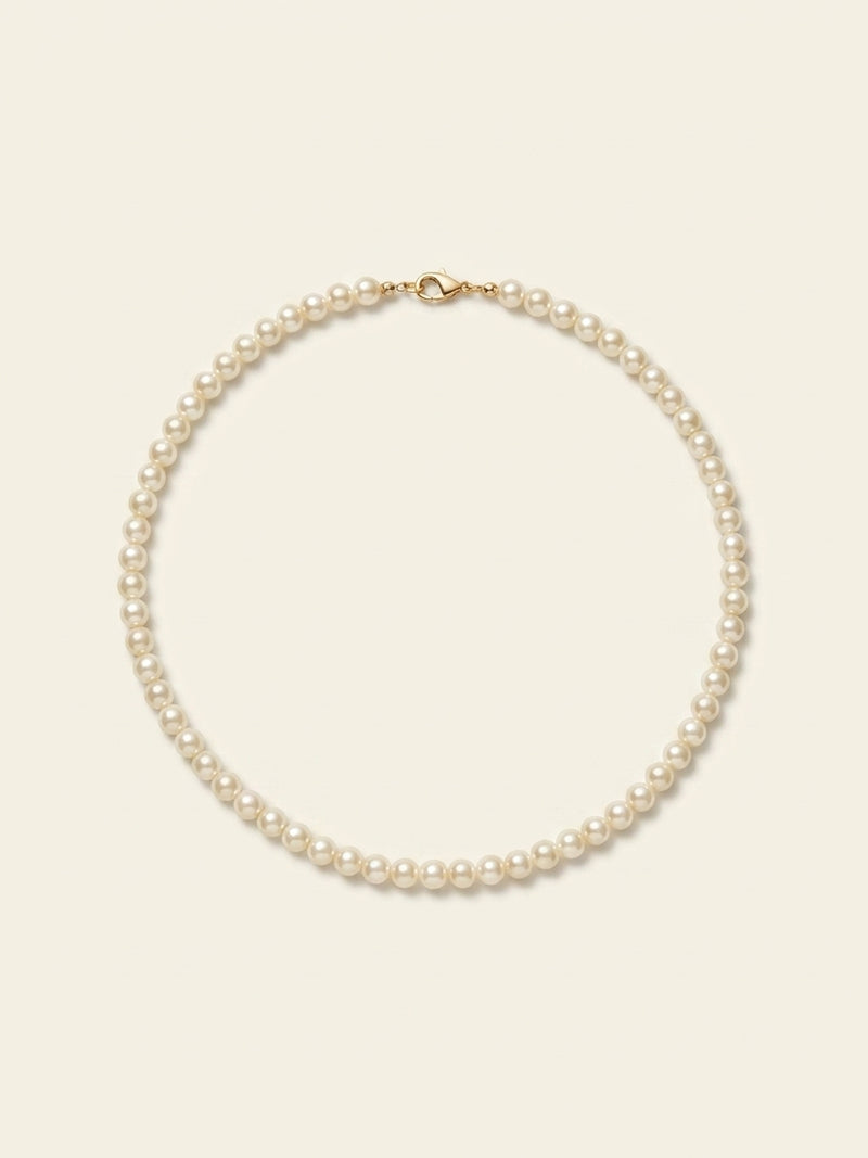 Vivienne Westwood silver-toned pearl orb necklace, imported from the UK