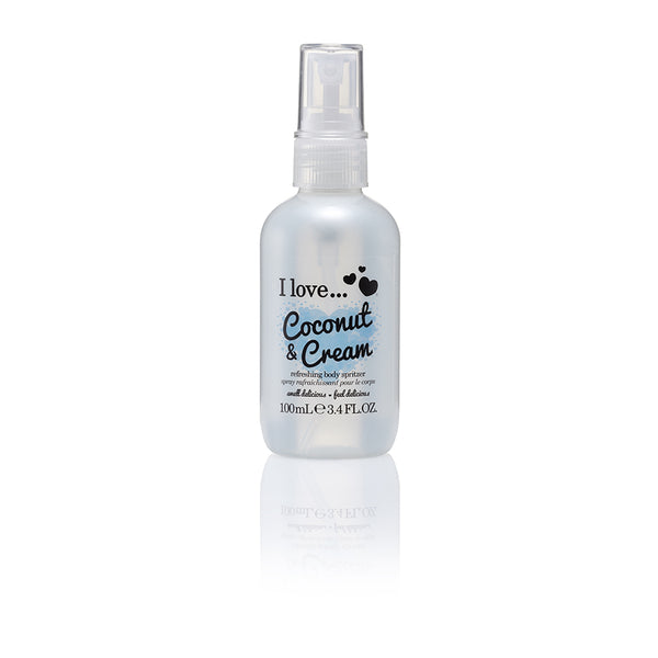 I Love body spritzer Coconut Cream 100ml, UK version
