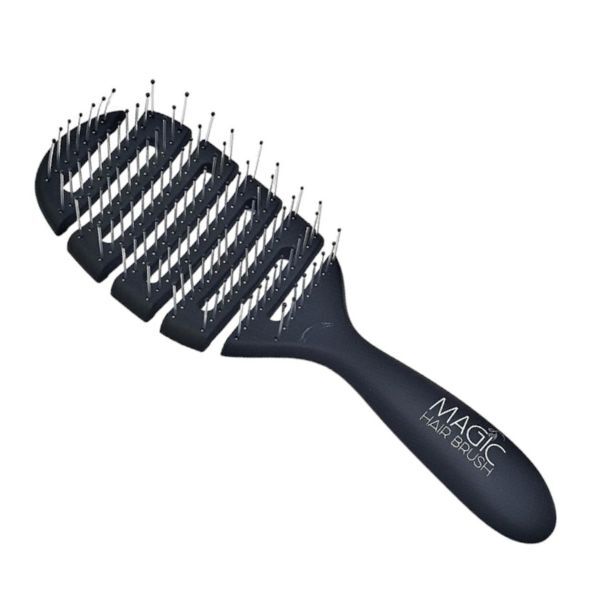 Magic Hair Brush detangler with cow print wallet, UK version