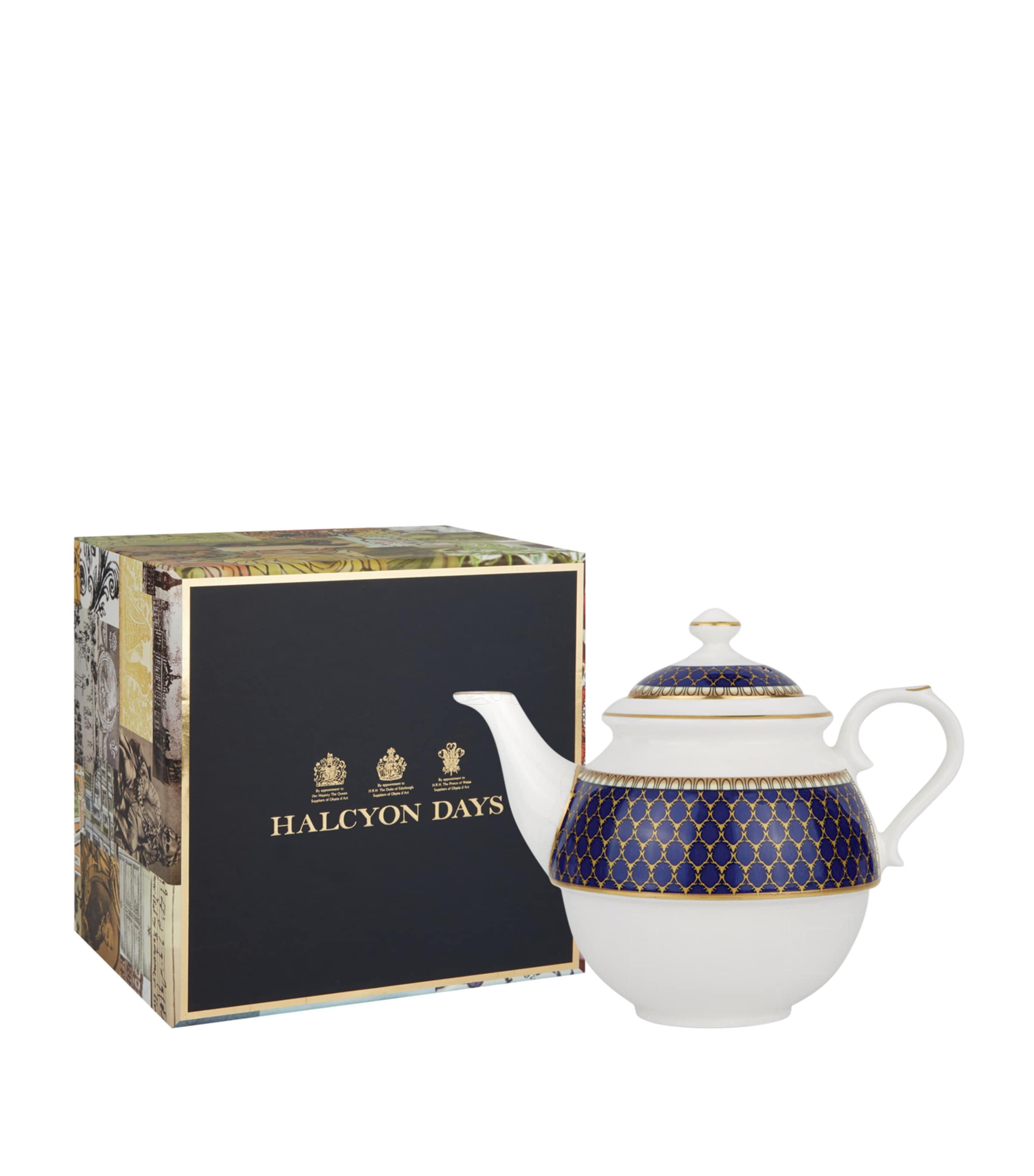 Halcyon Days Antler Trellis tea set, UK version