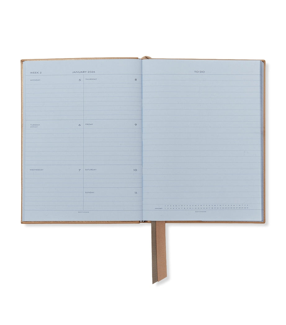 Smythson Soho A5 2026 diary (British brand)